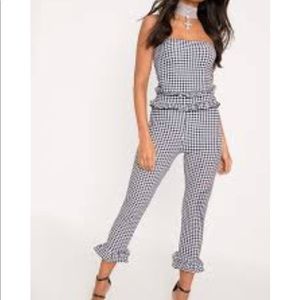 gingham frill jumpsuit 4